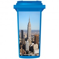 Empire State Building Wheelie Bin Sticker Panel